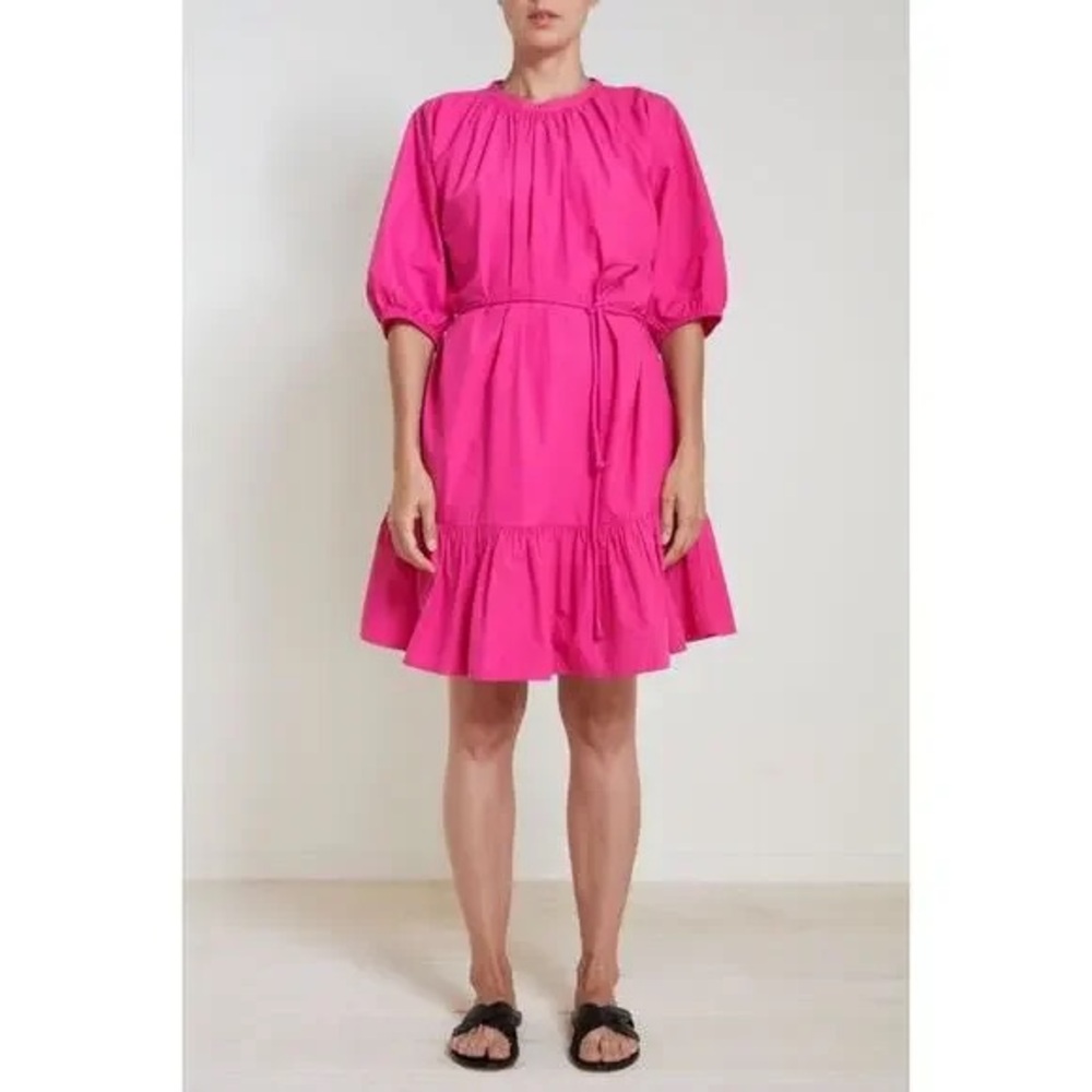 Apiece Apart Vibrant Pink Mini Dress